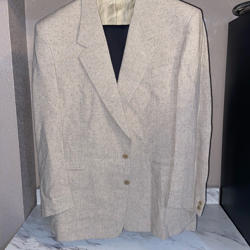 Canali Cream Sport Coat Classic Design